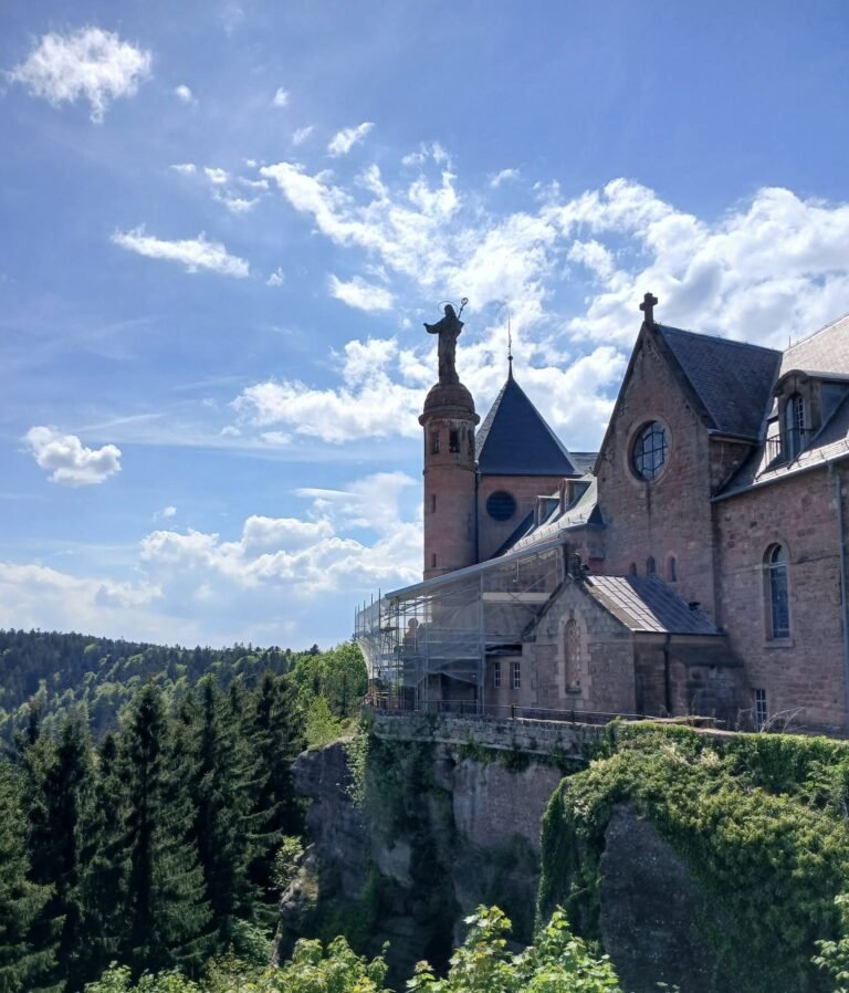 Le Mont Ste Odile depuis Barr